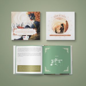 Création d'un livre jeunesse de conte et légendes tibétaines